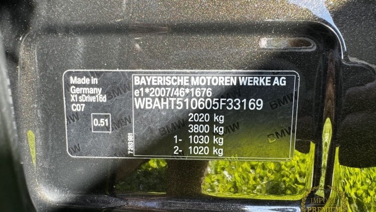 BMW S&eacute;rie X - X1 16d sDrive Line Sport